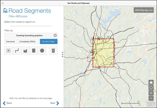 Routes that are touching the edge of the graphic Routes that are touching the edge of the graphic